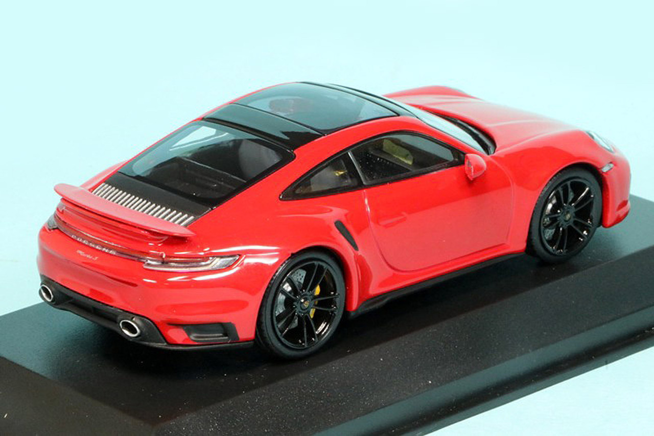 1/43 Minichamps Porsche 911 (992) Turbo S (Guards Red) Car Model Limited 200 Pieces