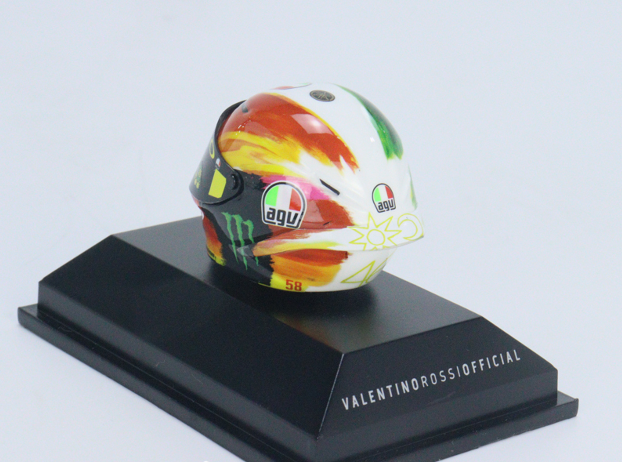 1/8 MINICHAMPS AGV HELMET VALENTINO ROSSI – MOTOGP MUGELLO 2019 