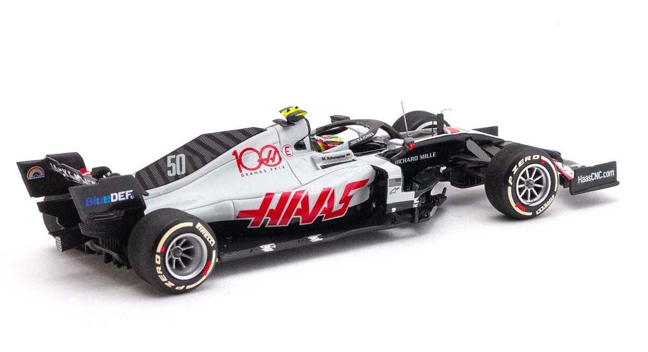 1/43 Minichamps 2020 Mick Schumacher Haas VF-20 #50 Abu Dhabi Test Formula 1 Car Model