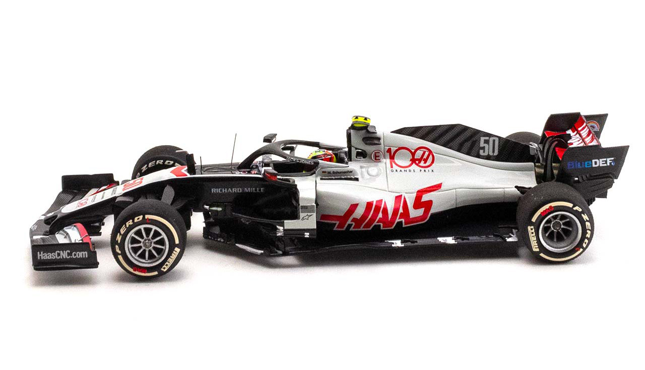 1/43 Minichamps 2020 Mick Schumacher Haas VF-20 #50 Abu Dhabi Test Formula 1 Car Model