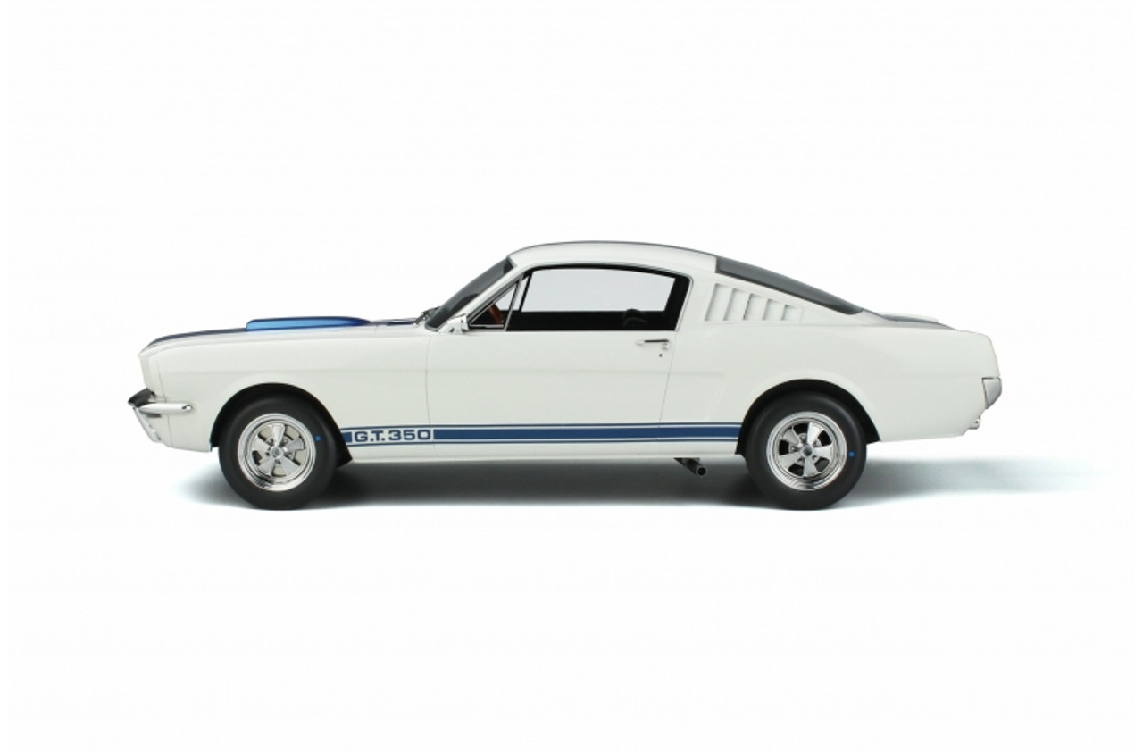 1/12 OTTO 1965 Ford Mustang Shelby GT350 (White with Blue Stripes