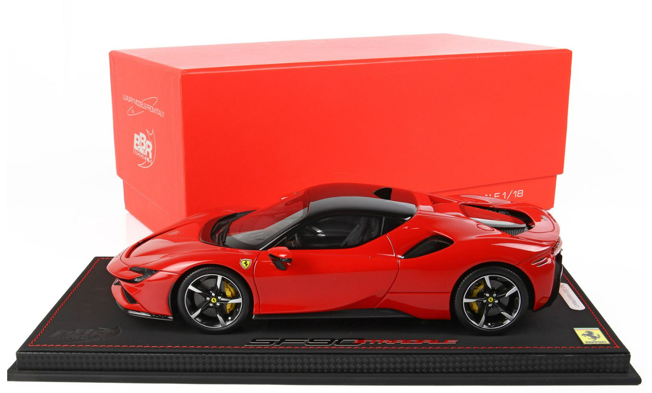 1/18 BBR Ferrari SF90 Stradale (Rosso Corsa 322 Red) Resin Car Model Limited 210 Pieces