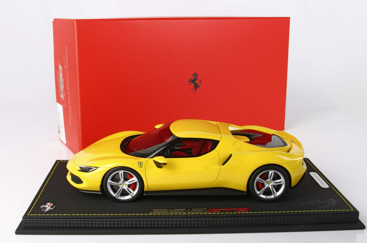 1/18 BBR Ferrari 296 GTB (Modena Yellow) Resin Car Model Limited 99 Pieces