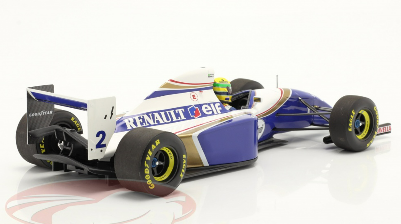 1/18 Minichamps 1994 Ayrton Senna Williams FW16 #2 Test Paul Ricard Formula 1 Car Model