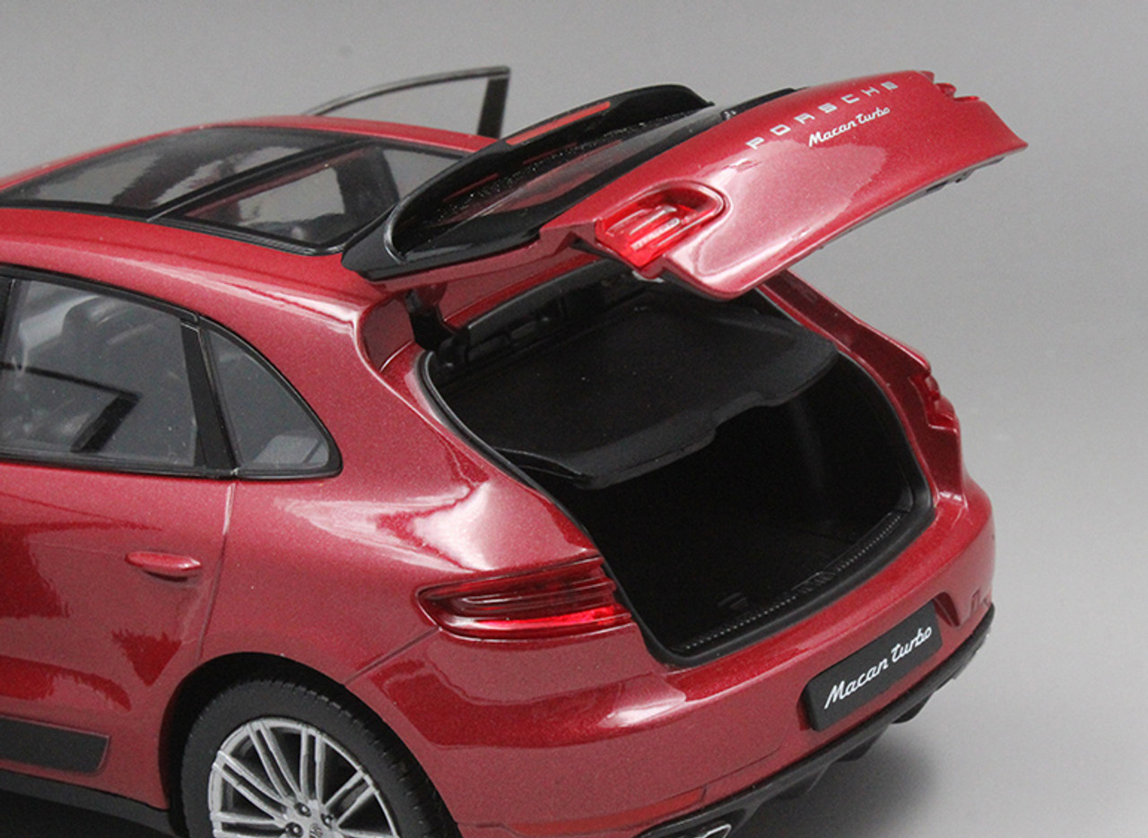 1/24 Welly FX Porsche Macan Turbo (Red) Diecast Car Model