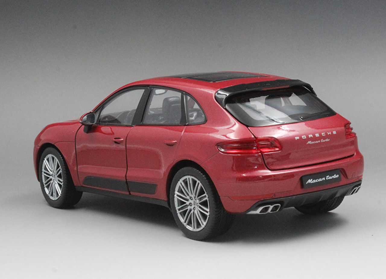 1/24 Welly FX Porsche Macan Turbo (Red) Diecast Car Model