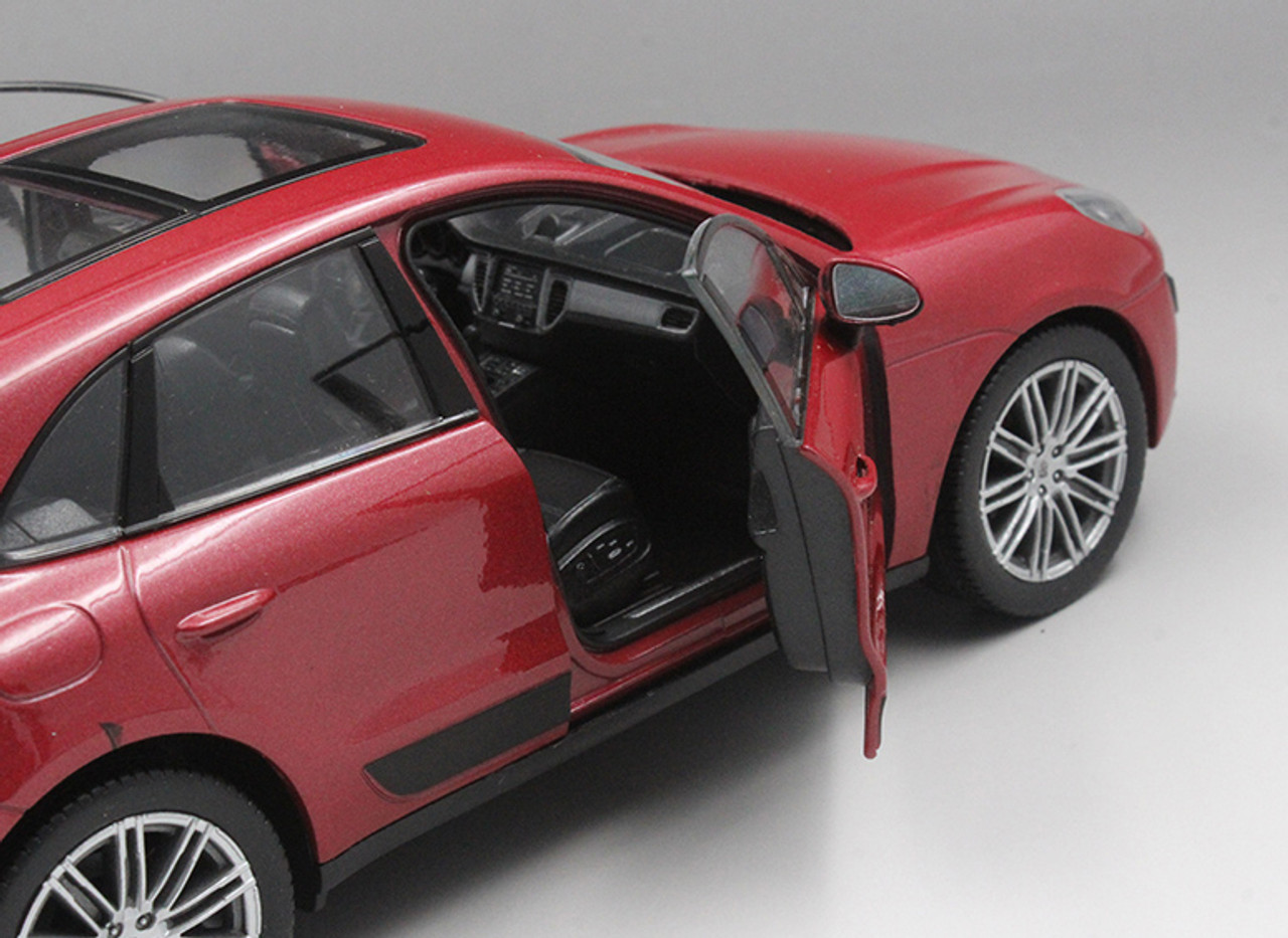 1/24 Welly FX Porsche Macan Turbo (Red) Diecast Car Model