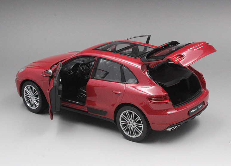 1/24 Welly FX Porsche Macan Turbo (Red) Diecast Car Model