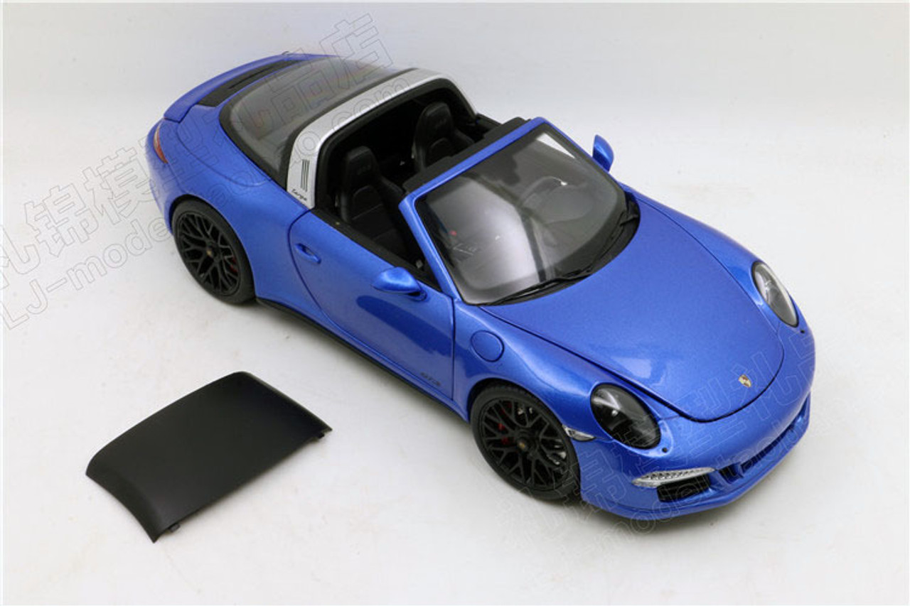 1/18 Schuco 911 Carrera GTS Convertible (Blue) Diecast Car Model 