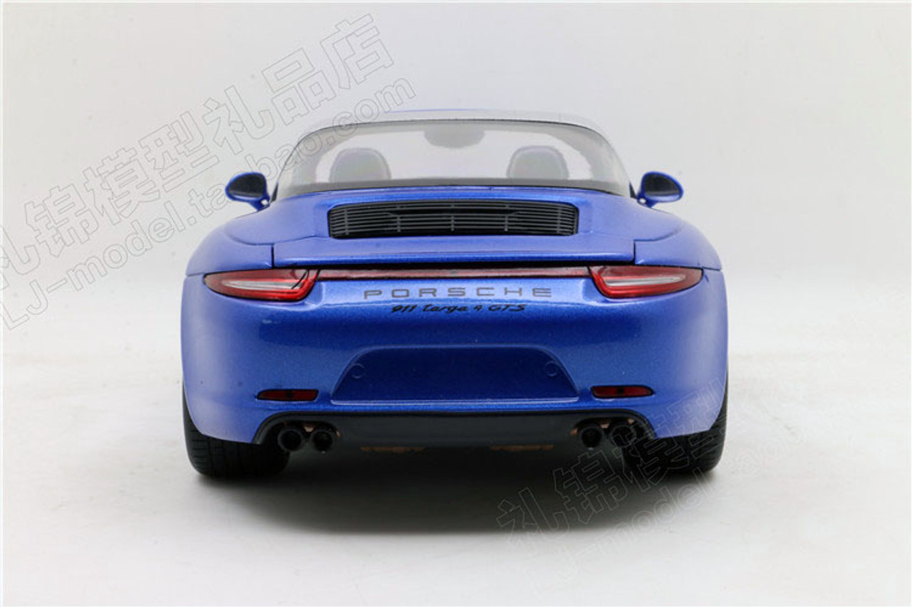 1/18 Schuco 911 Carrera GTS Convertible (Blue) Diecast Car