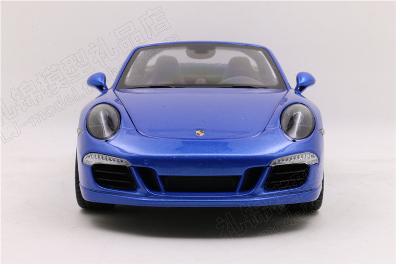 1/18 Schuco 911 Carrera GTS Convertible (Blue) Diecast Car