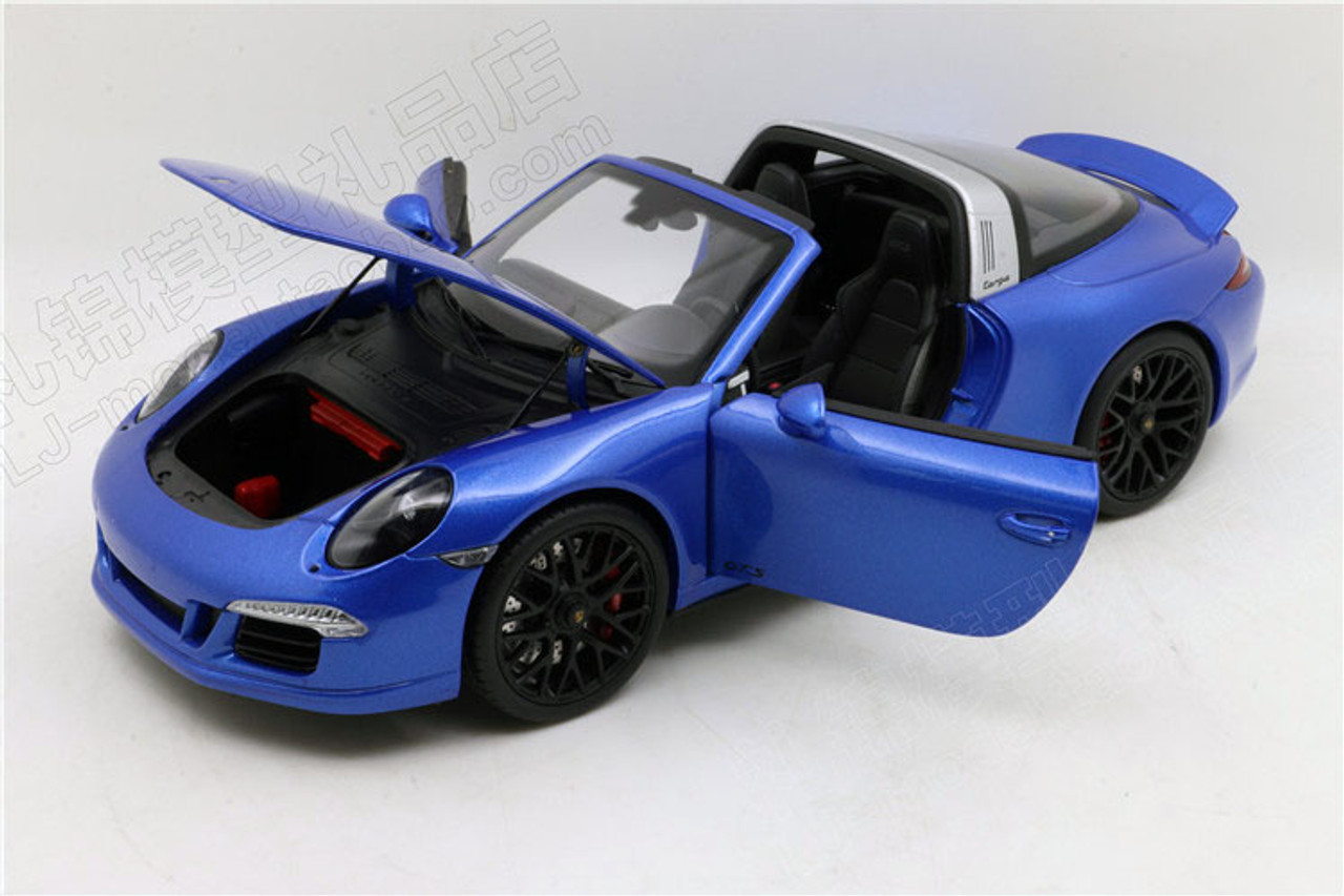 1/18 Schuco 911 Carrera GTS Convertible (Blue) Diecast Car