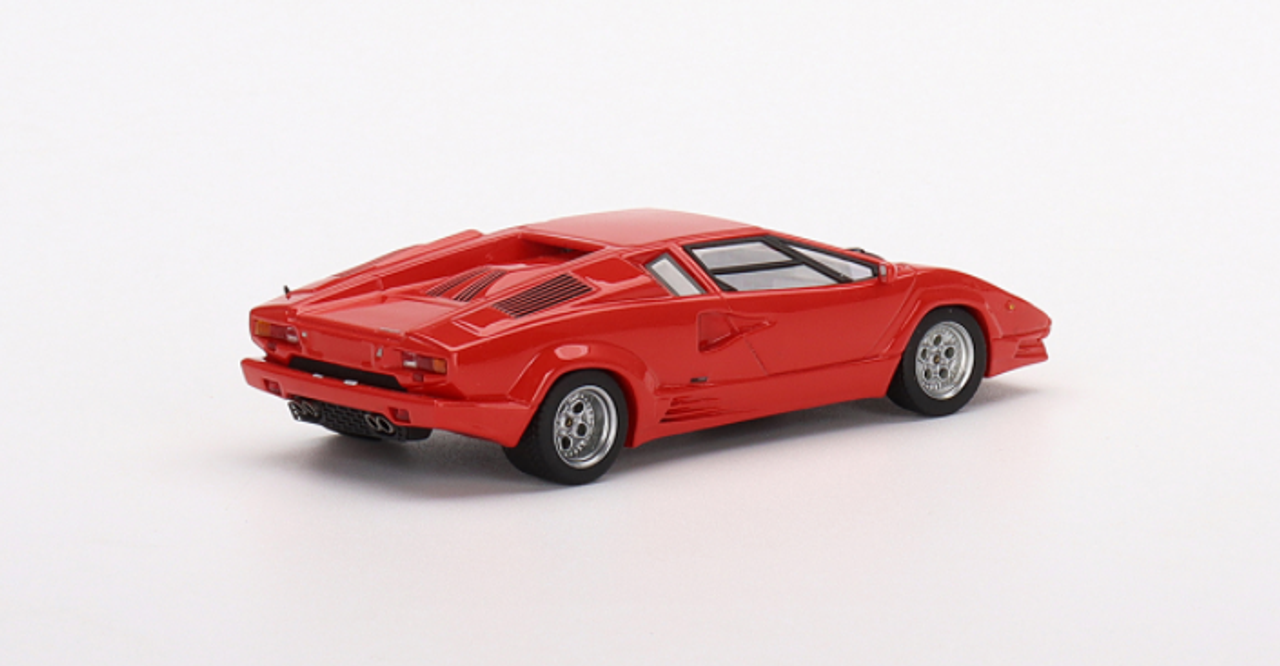 1/43 TSM Model Lamborghini Countach 25th Anniversary Rosso Resin Car Model