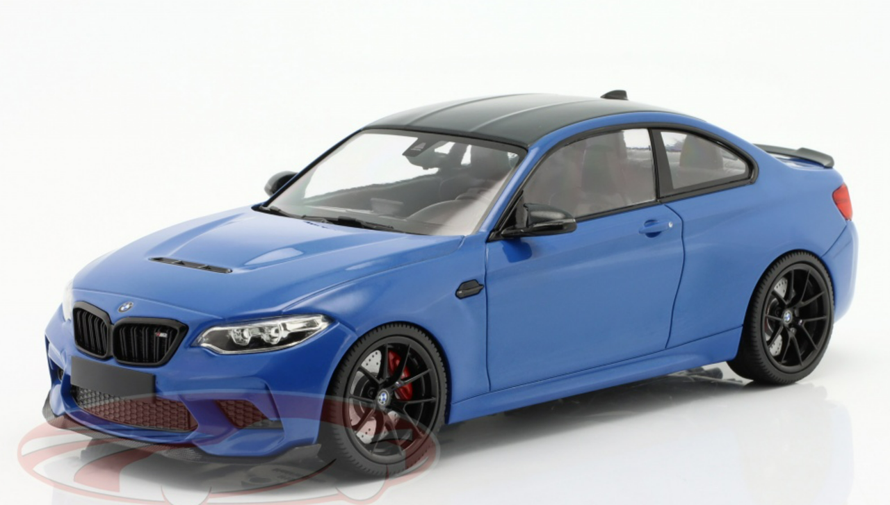 1/18 Minichamps BMW M2 CS F87 (Blue Metallic with Black Wheels) Diecast Car Model