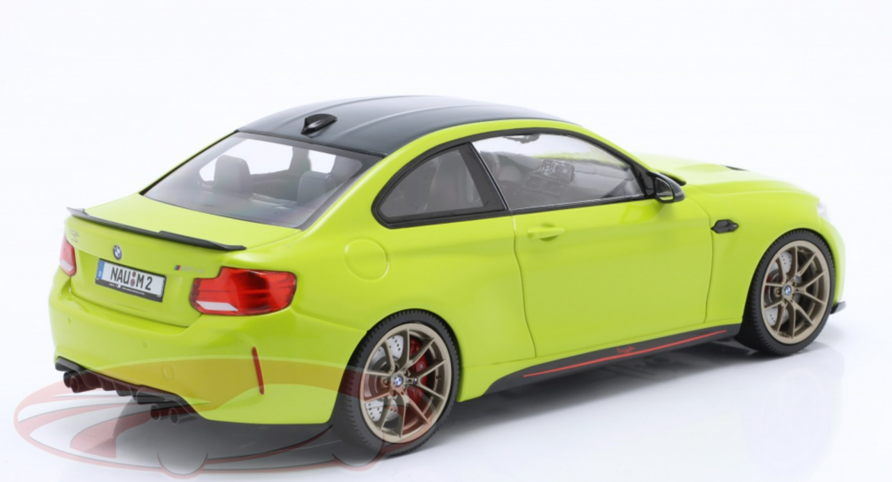 1/18 Minichamps BMW M2 CS F87 (Green with Golden Wheels) Diecast Car Model