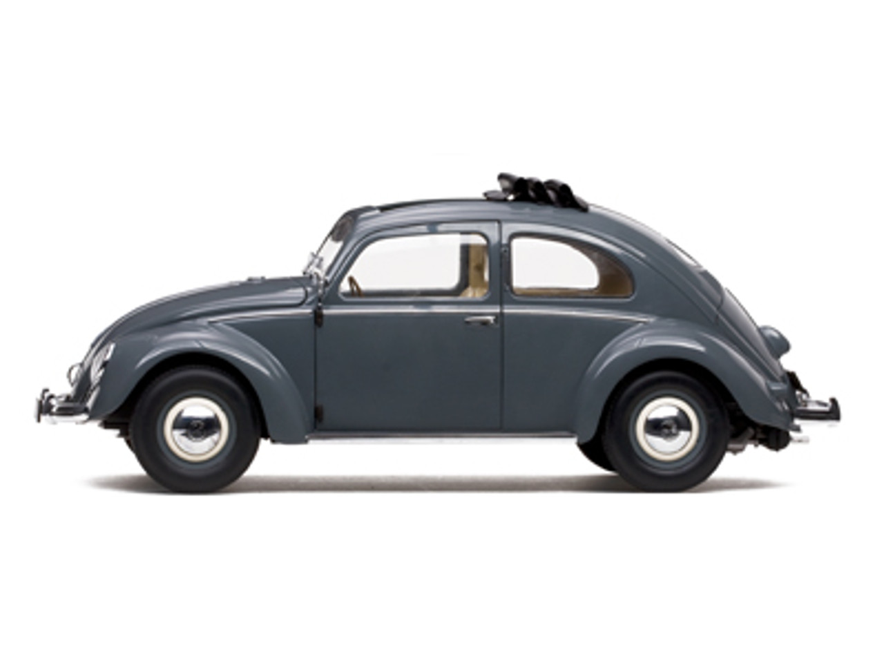 DEFECT 1/12 Sunstar 1950 Volkswagen VW Beetle Saloon (Grey) Diecast Car Model