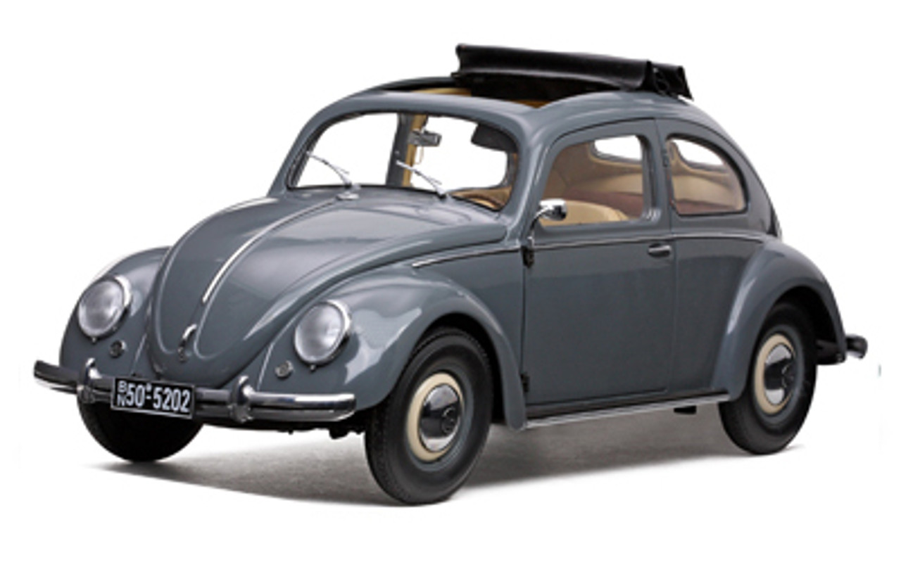 DEFECT 1/12 Sunstar 1950 Volkswagen VW Beetle Saloon (Grey) Diecast Car Model