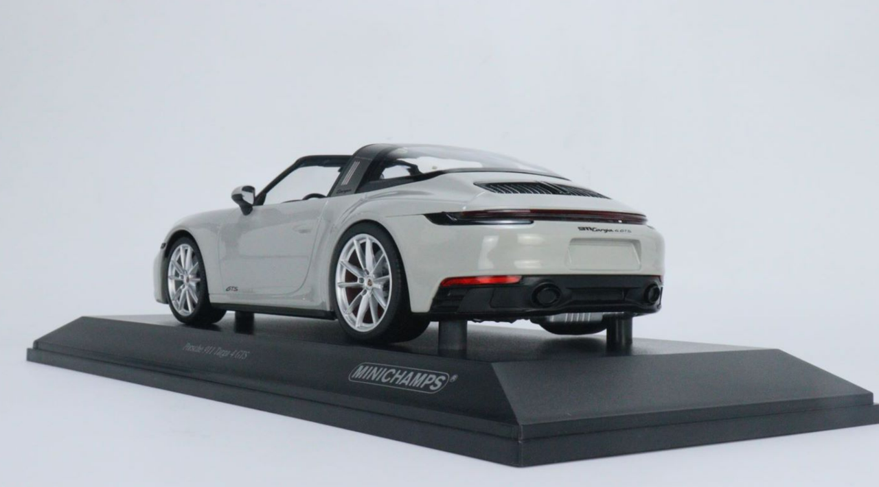 1/18 Minichamps 2021 Porsche 911 (992) Targo 4 GTS (Grey) Car Model ...
