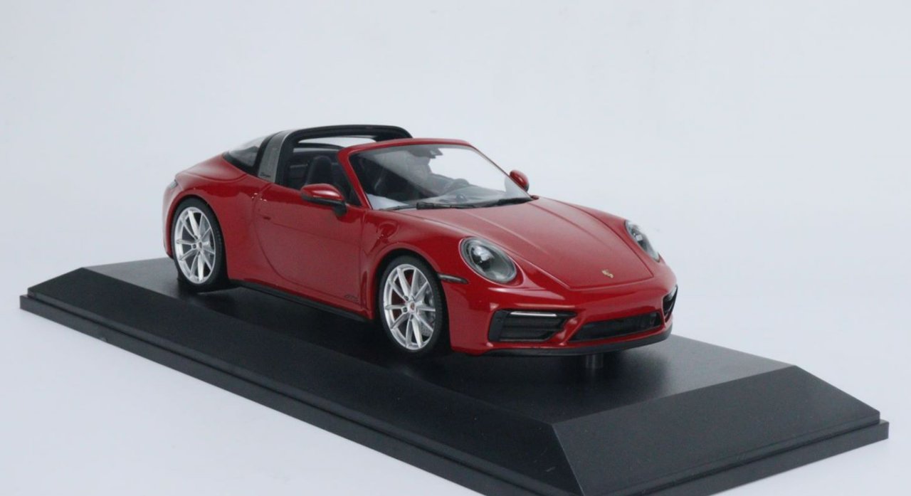 1/18 Minichamps 2021 Porsche 911 (992) Targo 4 GTS (Red) Car Model ...