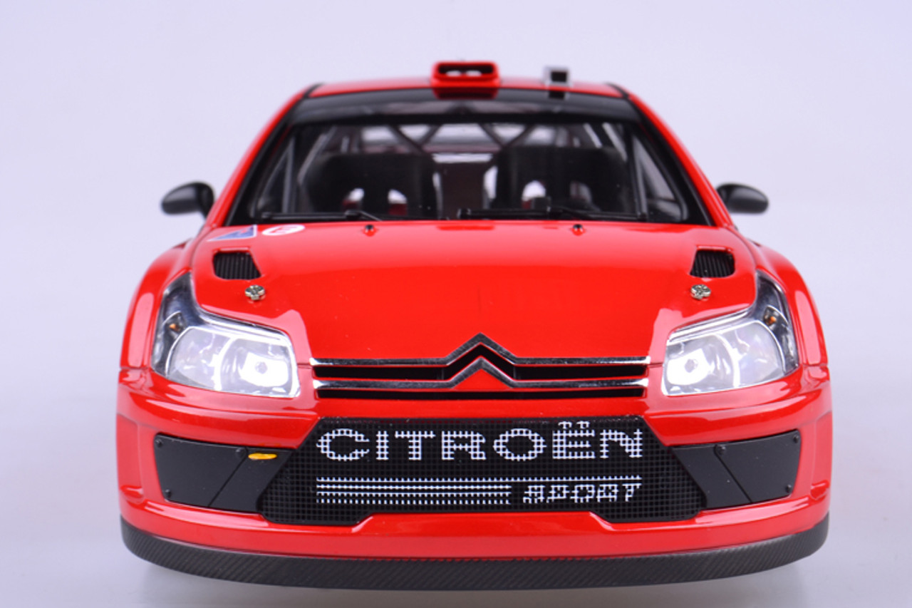 1/18 AUTOart CITROEN C4 WRC PLAIN BODY VERSION - RED Diecast