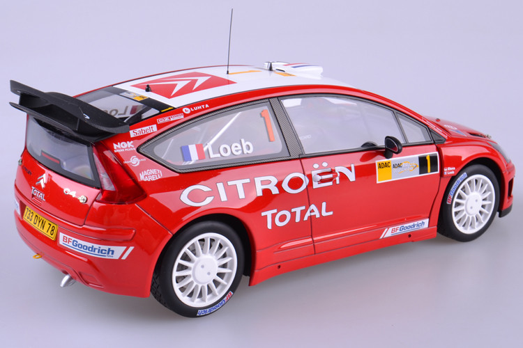 IXO Citroën C4 WRC 2008 1:8 Full Metal Kit (Red