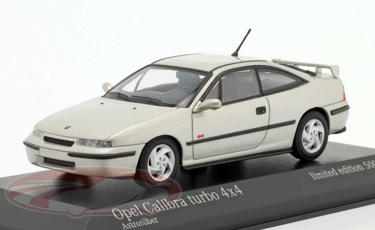 1/43 Minichamps 1992 Opel Calibra Turbo 4x4 (Astro Silver) Car Model