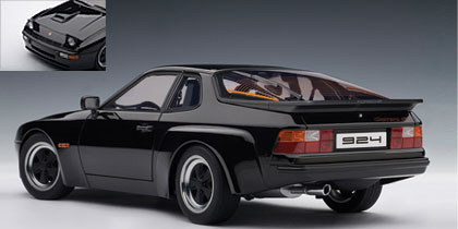 1/18 AUTOart PORSCHE 924 CARRERA GT 1980 - BLACK Diecast Car Model