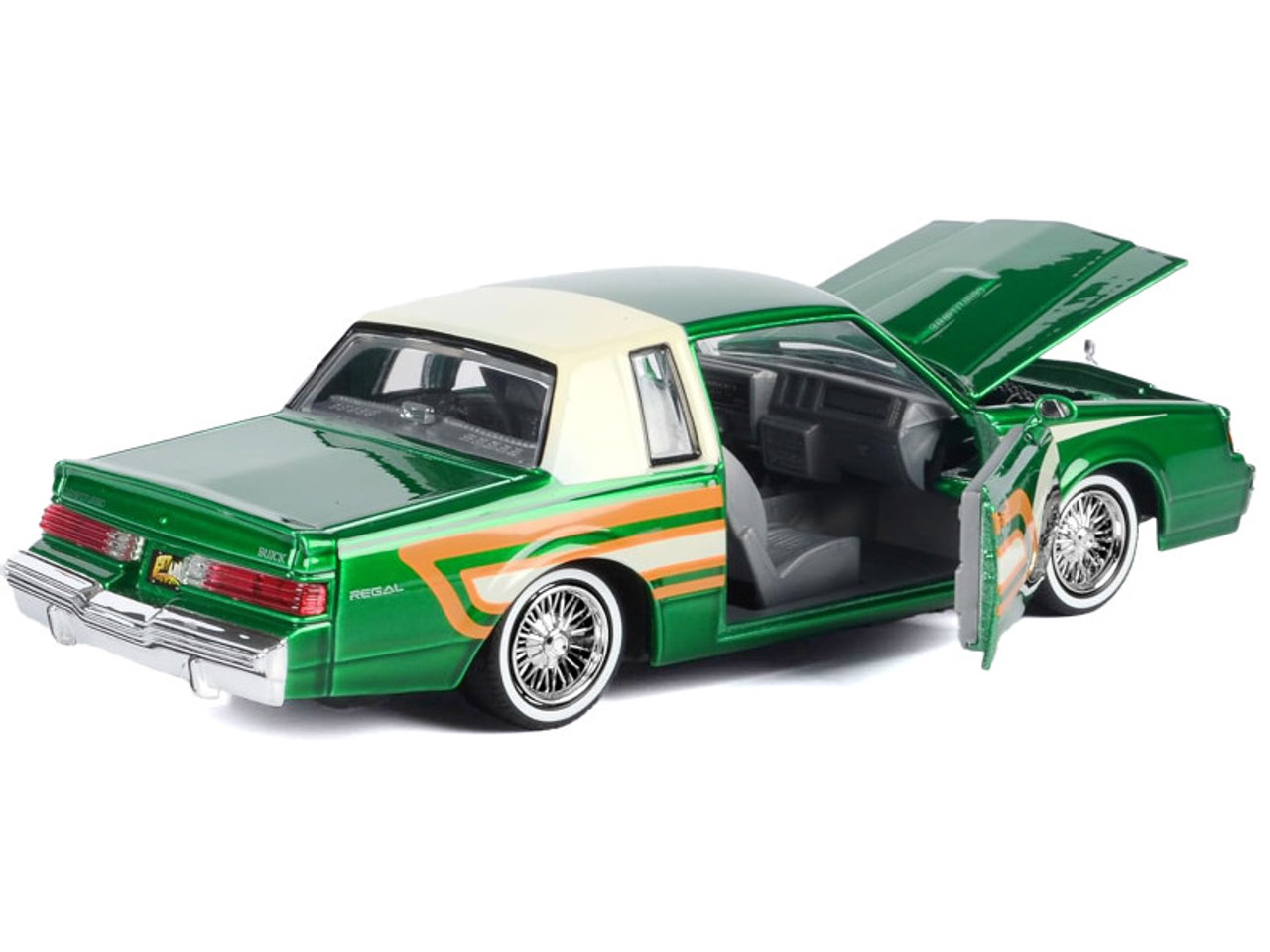 1/24 Motormax 1987 Buick Regal 3.8 SFI Turbo (Green Metallic