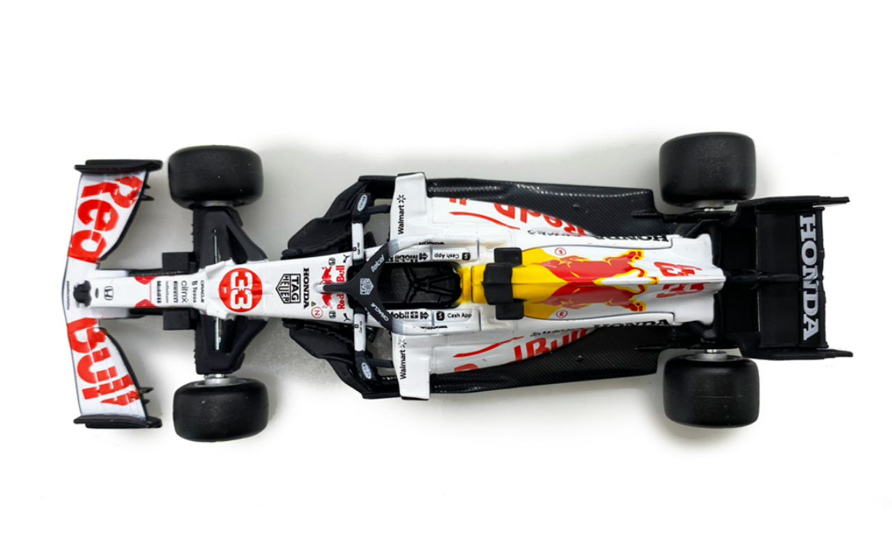 1/43 BBurago 2021 Formula 1 Red Bull Racing RB16B Turkish GP Max Verstappen Car Model Standard Edition