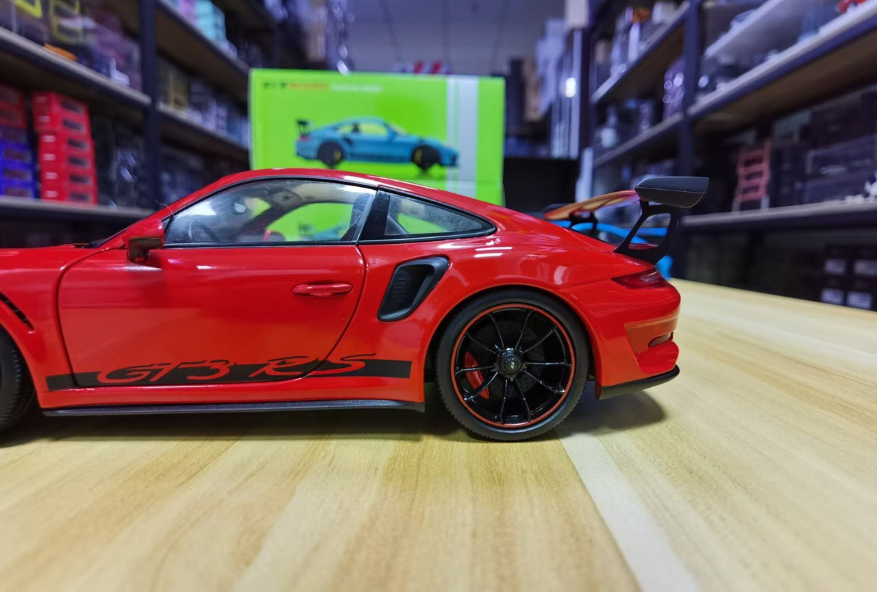 1/18 GTA GTAutos Porsche 911 GT3 992 (Orange Red) Diecast Car Model