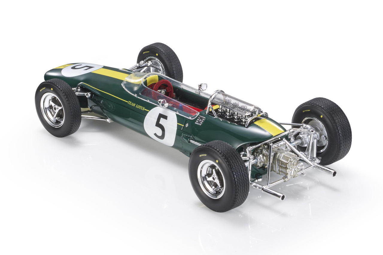 1/18 GP Replicas 1965 Jim Clark Lotus 33 #5 South Africa GP Formula 1 World Champion Car Model