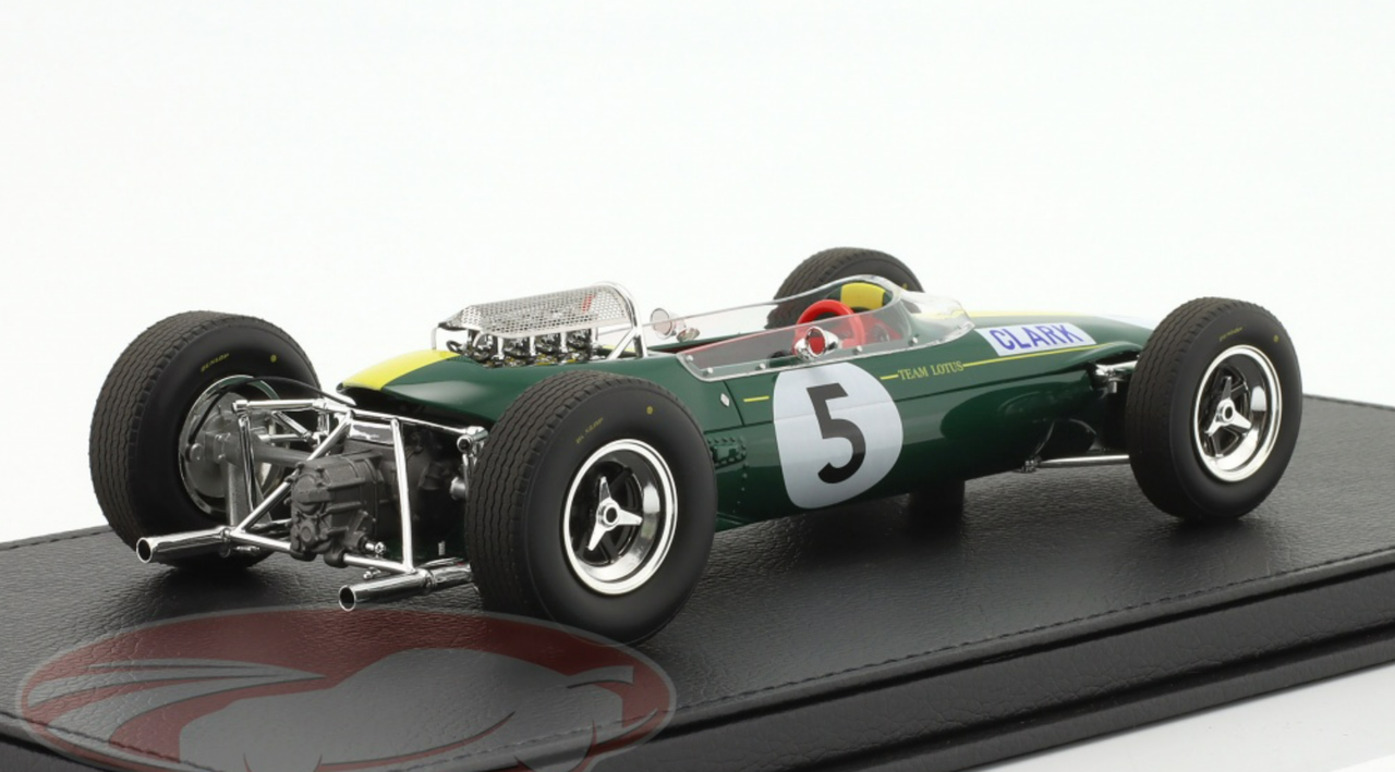 1/18 GP Replicas 1965 Jim Clark Lotus 33 #5 British GP Formula 1 World Champion Car Model