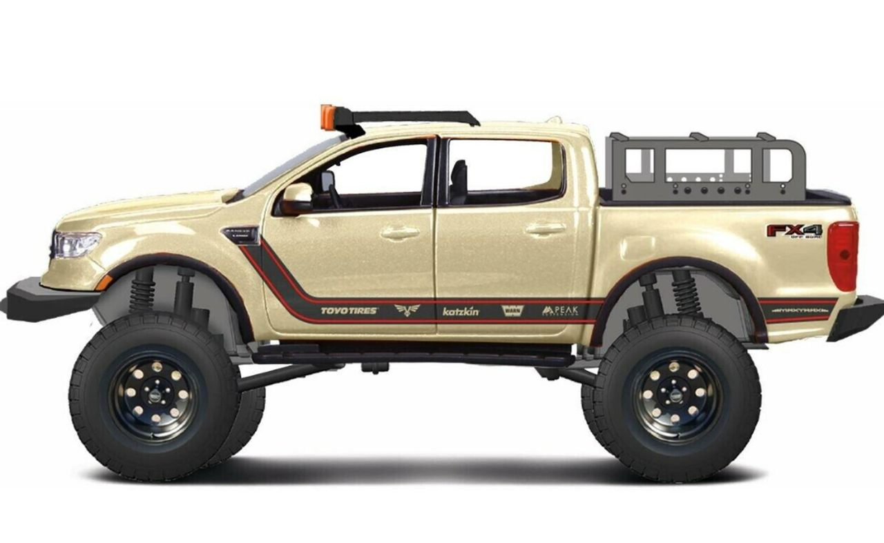 1/24 Maisto 2019 Ford Ranger FX4 off Road (Sand Cream) Diecast Car Model