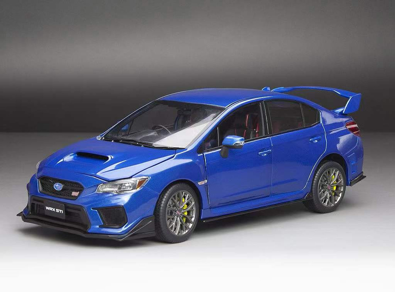 1/18 Sunstar 2018 Subaru WRX Sti (Lapis Blue Pearl) Diecast