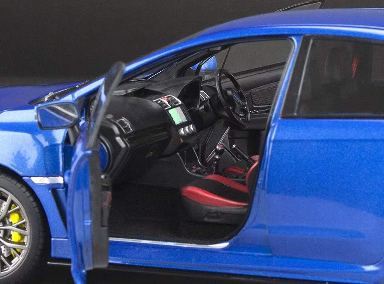 ♥ 1/18 Sunstar 2018 Subaru WRX Sti (Lapis Blue Pearl) Diecast