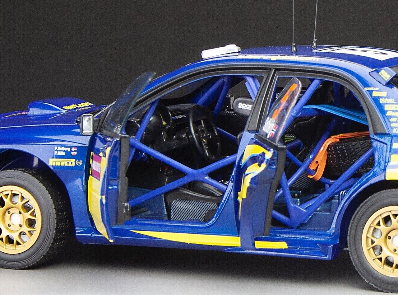 1/18 Sunstar 2006 Subaru Impreza WRC06 #5 P.Solberg, P.Mills 3th Wales Rally GB Diecast Car Model