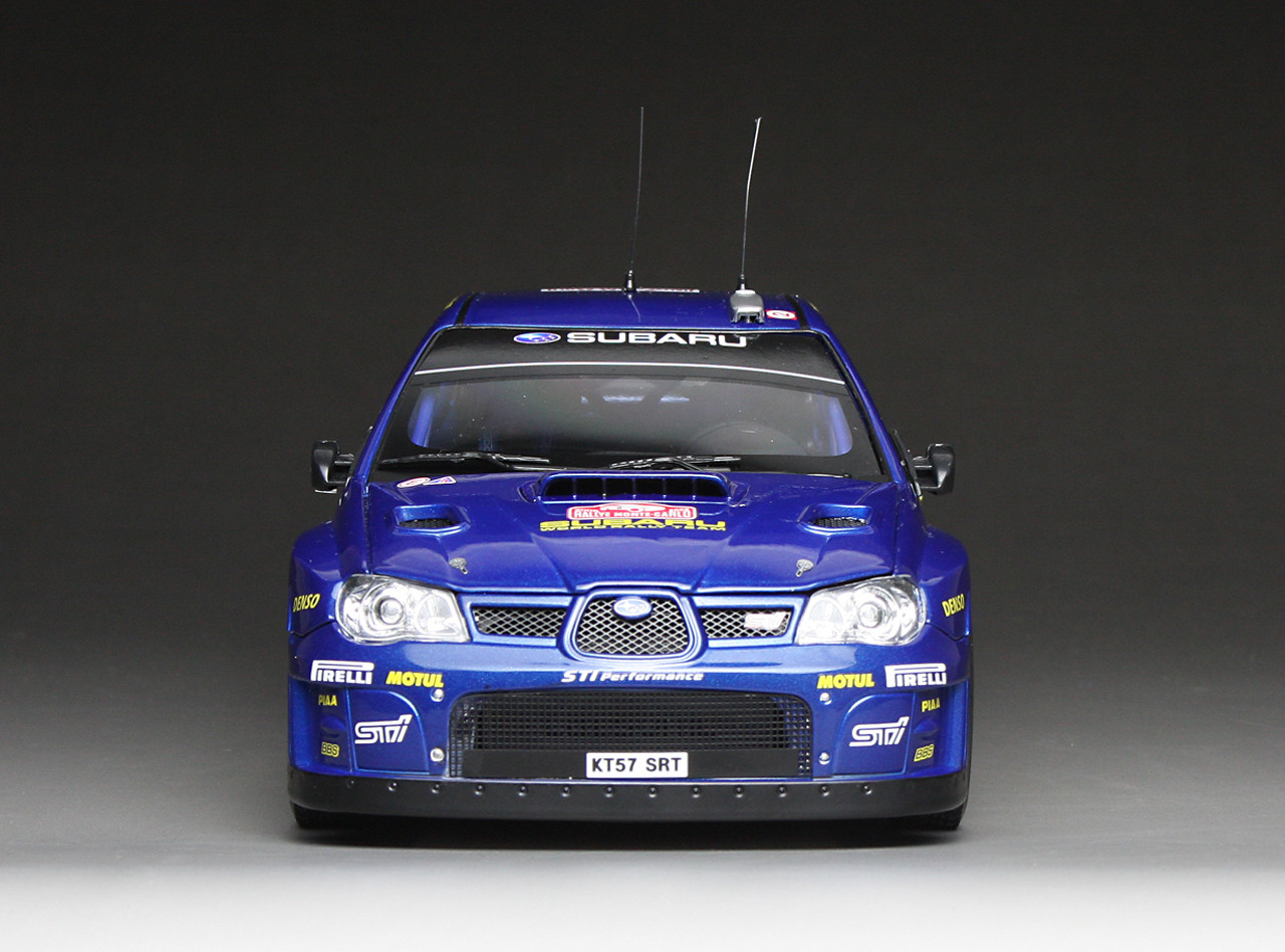 1/18 Sunstar 2008 Subaru Impreza WRC07 #6 C.Atkinson, S.Prevot 3th Rallye Monte-Carlo Diecast Car Model