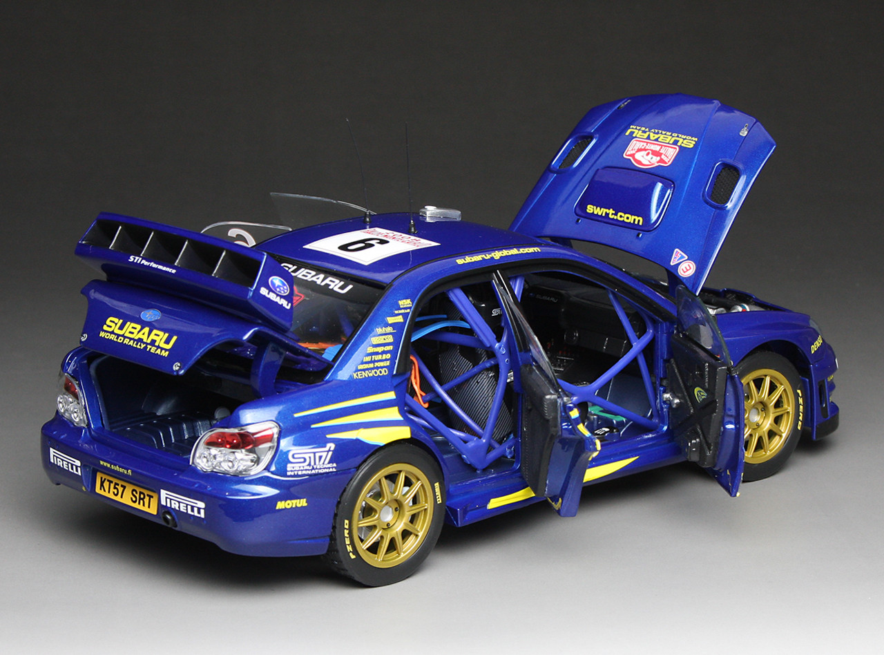 1/18 Sunstar 2008 Subaru Impreza WRC07 #6 C.Atkinson, S.Prevot 3th Rallye Monte-Carlo Diecast Car Model