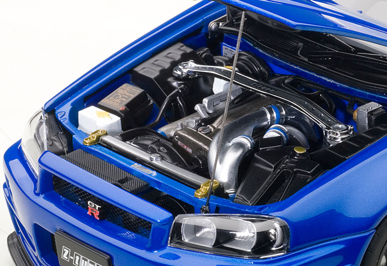 1/18 AUTOart NISSAN R34 GT-R GTR NISMO Z-TUNE (BAYSIDE BLUE 