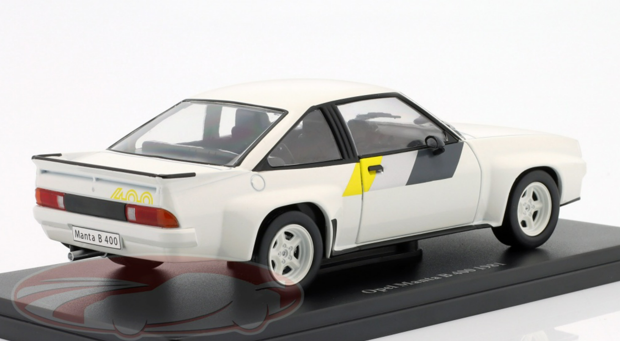 1/43 Hachette 1981 Opel Manta B 400 (White) Car Model