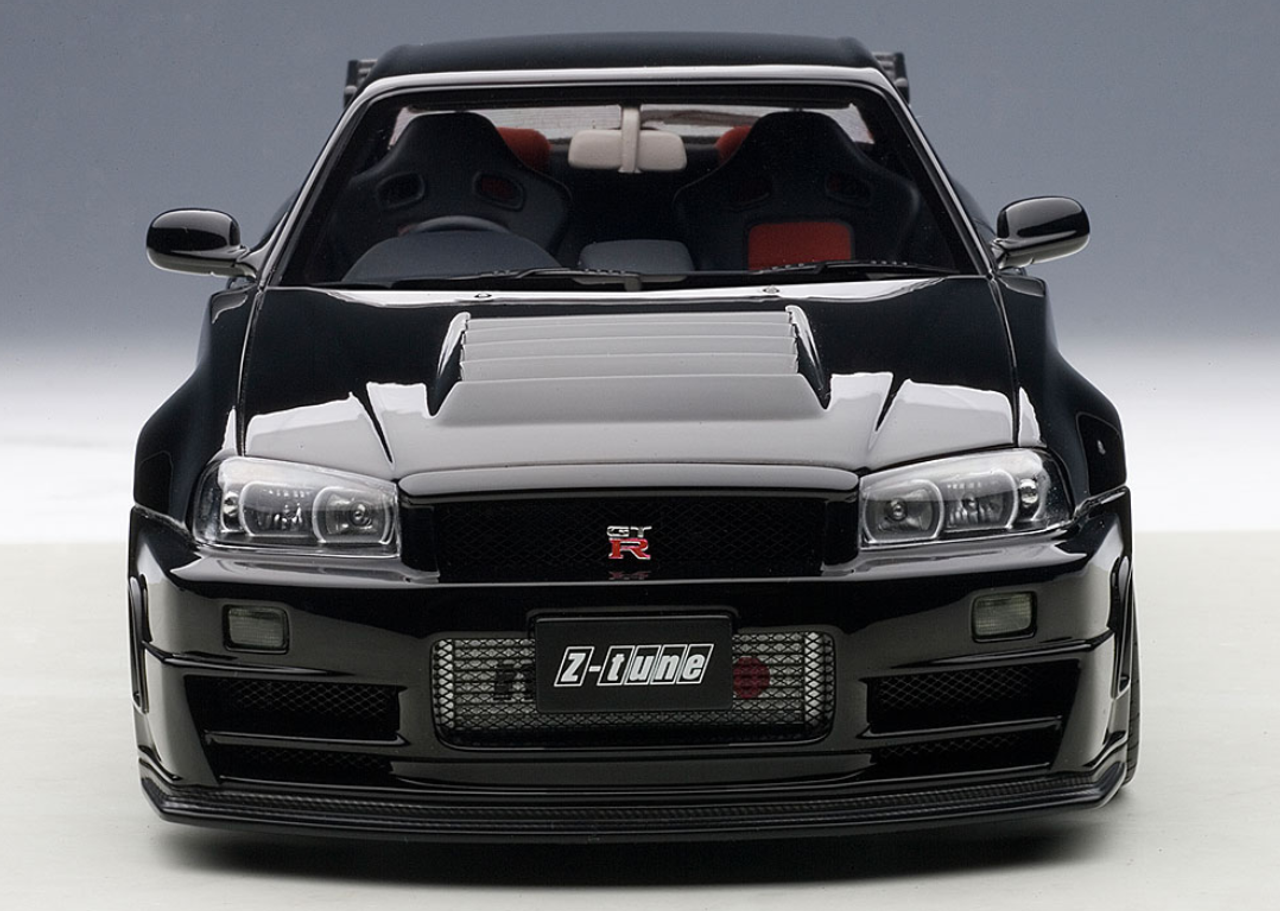 1/18 AUTOart NISSAN NISMO R34 GT-R GTR Z-TUNE(BLACK) Diecast Car