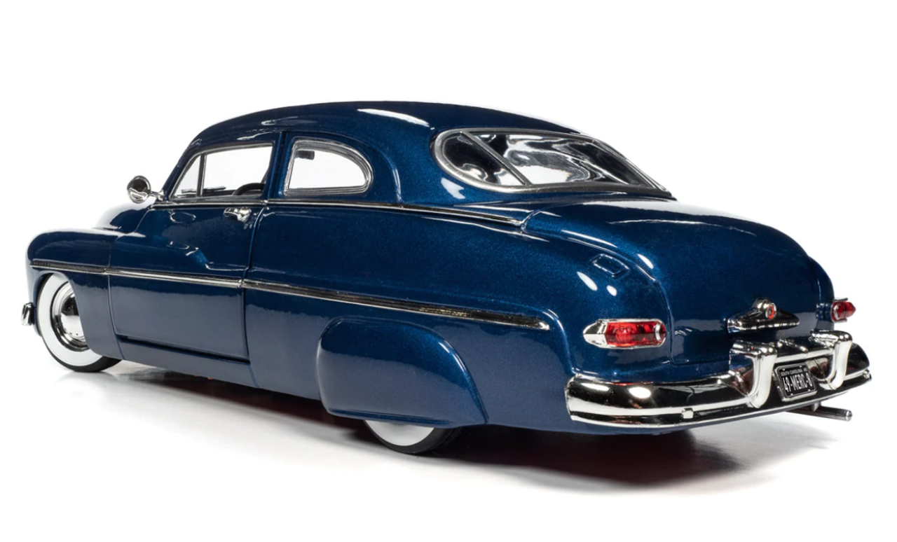 1/18 Auto World 1949 Mercury Coupe (Atlantic Blue) Diecast Car Model