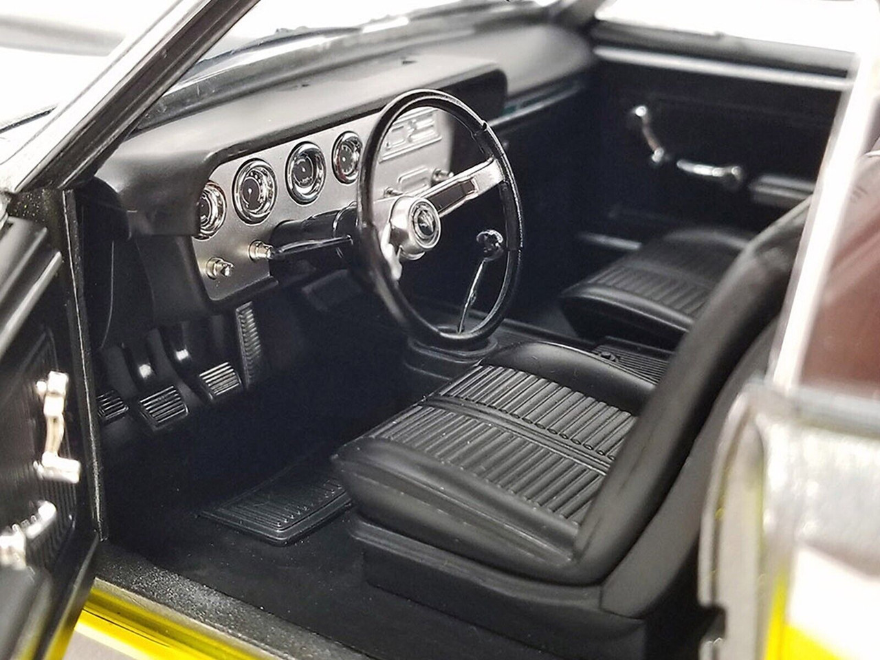 1/18 ACME 1966 Pontiac GTO Restomod (Yellow) Diecast Car Model