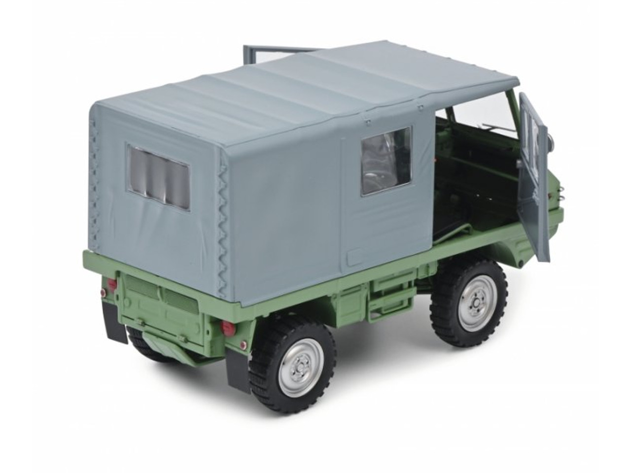 506-003 シュコー 1/18 trident Steyr-Puch 1/18 Schuco Steyr-Puch Haflinger (Greey & Grey) Diecast Car