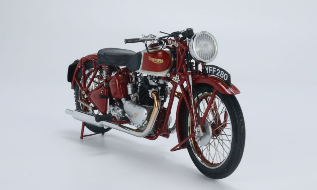 1/12 Minichamps 1939 Triumph Speed Twin (Red) Diecast Model