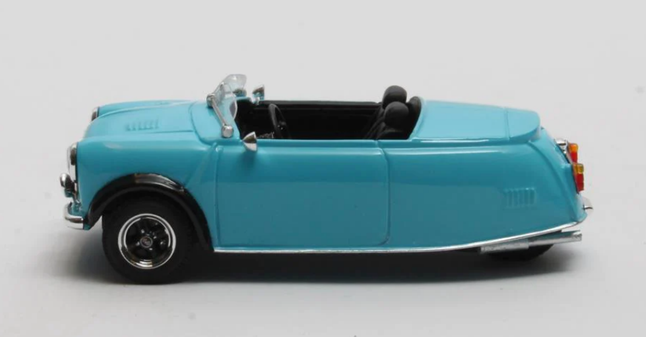 1/43 Matrix Mengers Mini 3 WP III MPi 3 Wheeler Blue Car Model