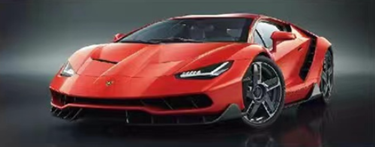  1/18 HH Model Lamborghini Centenario LP770-4 Resin Model Furious Red