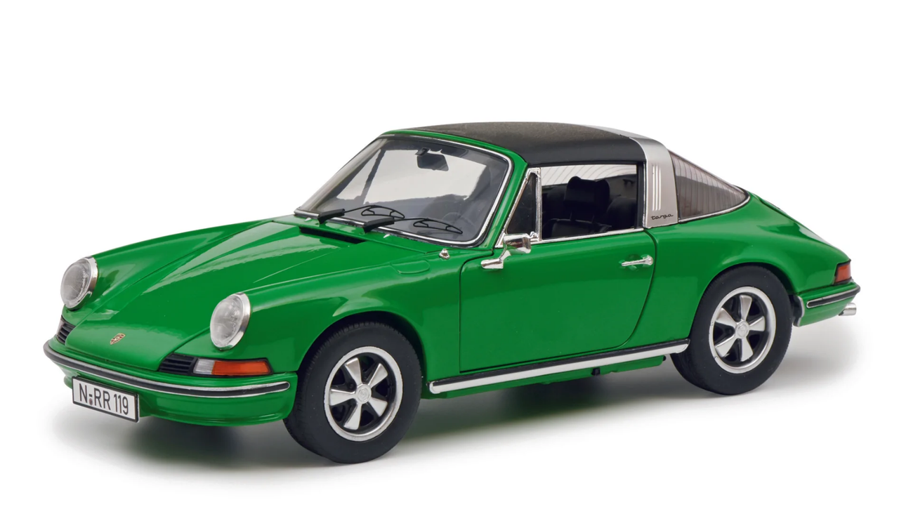 1/18 Schuco Porsche 911 S Targa (Viper Green) Diecast Car Model