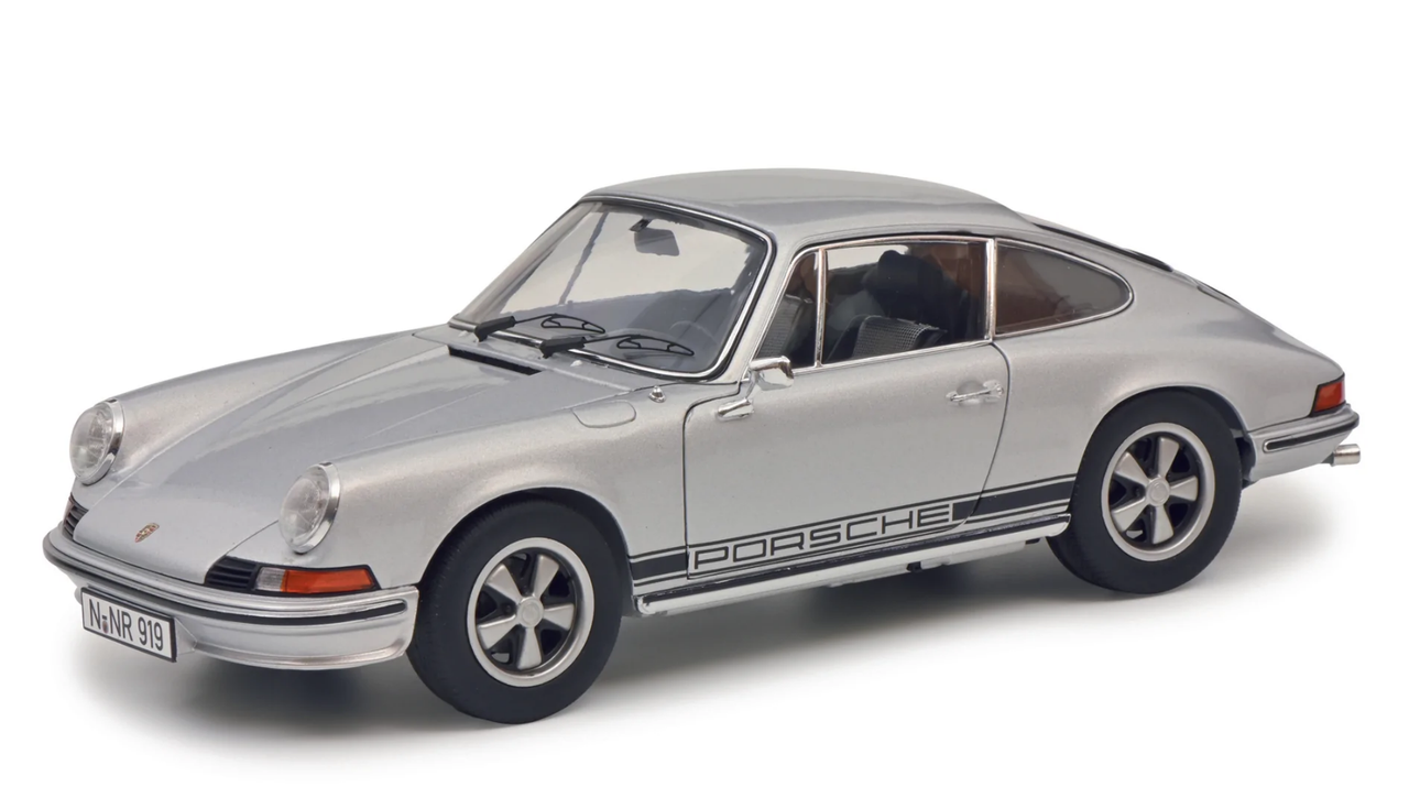 1/18 Schuco Porsche 911 S Coupe (Silver) Diecast Car Model