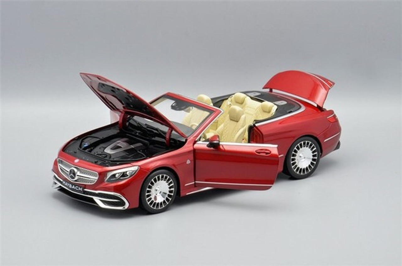 1/18 Dealer Edition Mercedes-Benz MB Maybach S-Class S-Klasse S650 Coupe Convertible (Red) Diecast Car Model